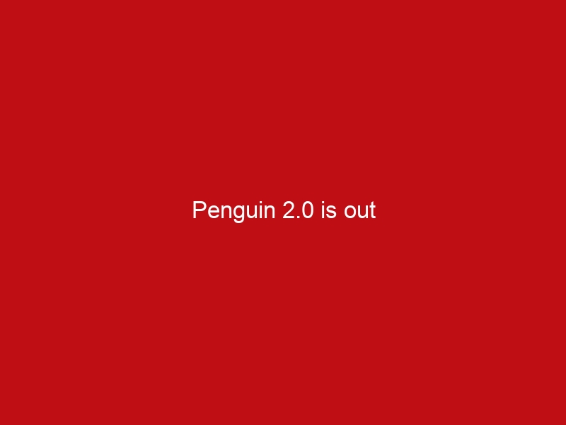 penguin 2 0 is out 6833